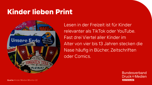 Bücher, Zeitschriften und Comics für Kinder